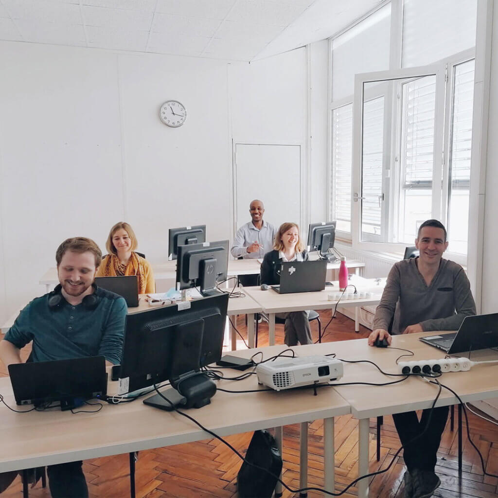 Equipe de l'école numérique La Manu à Amiens