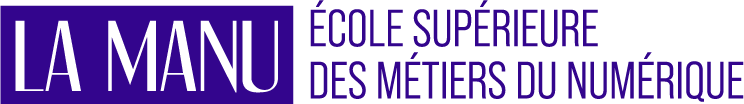 Logo La Manu- Ecole supérieure des métiers du Numérique - Small