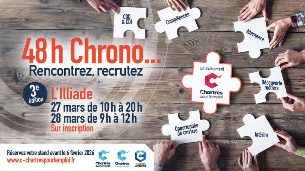 Forum emploi et formation 48h Chrono à Chartres