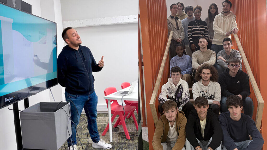 Photo de Maxime Jullien, ingénieur chez Enedis, parrain des étudiants de La Manu Chartres