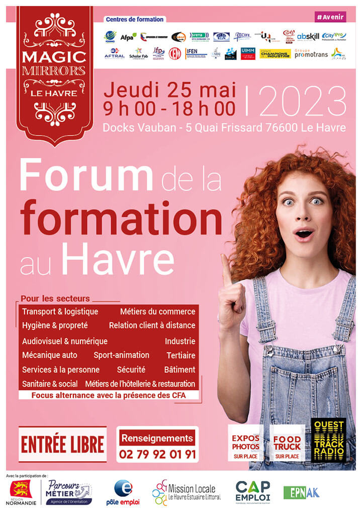 Affiche Forum de la formation au Havre