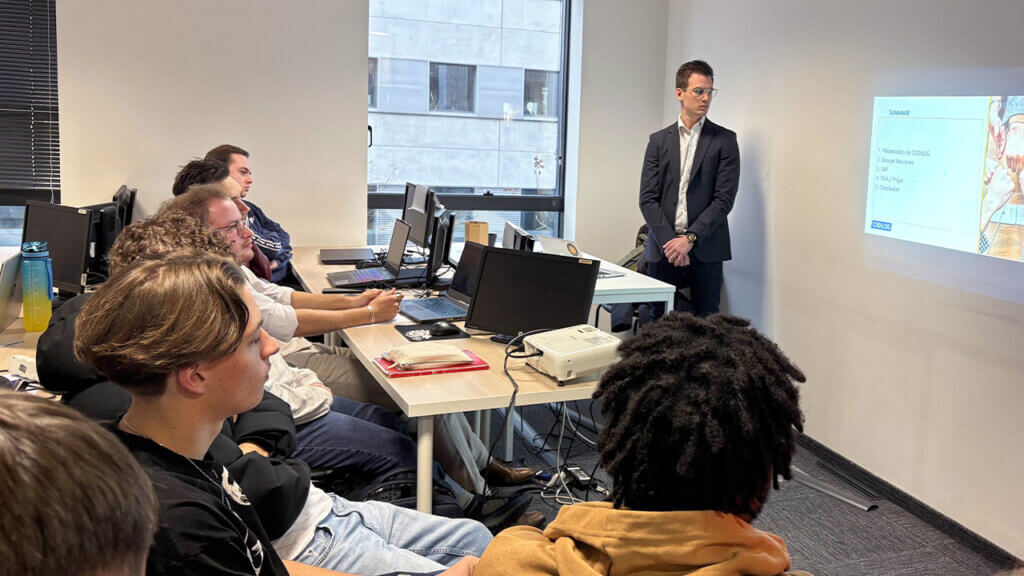 L'entreprise CODiLOG, expert SAP, présente à l'école La Manu Amiens