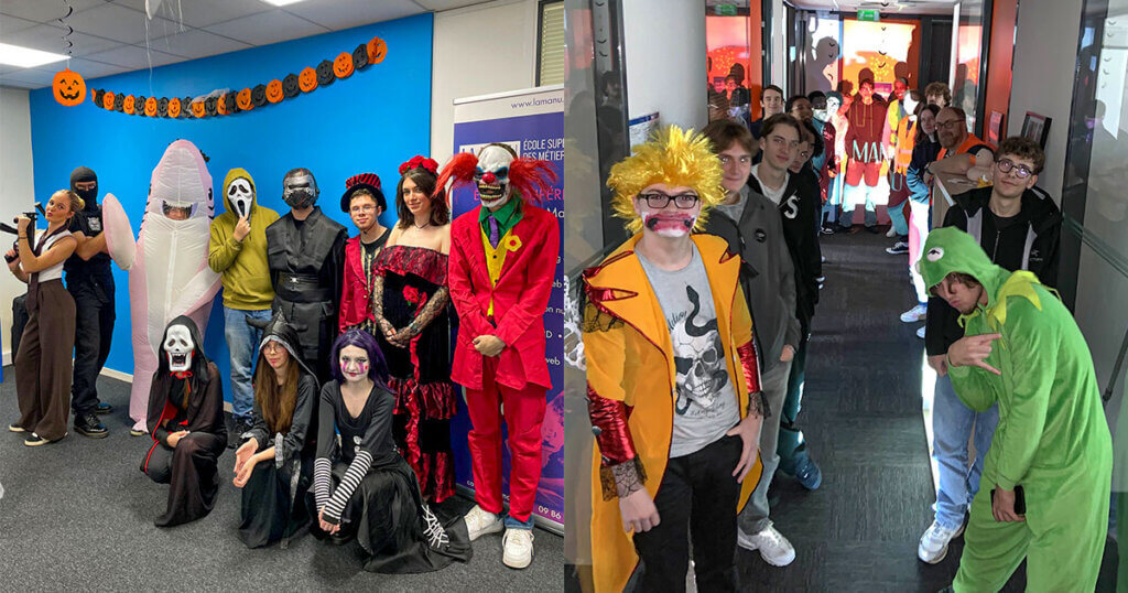 Halloween s'invite sur les campus de l'école La Manu