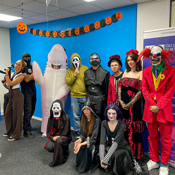Halloween s'invite sur les campus de l'école La Manu