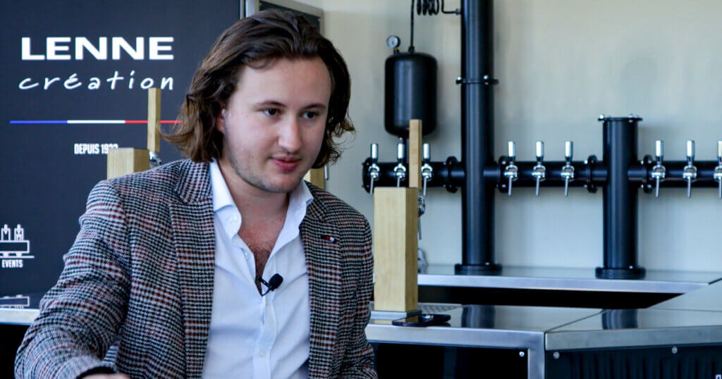 Interview Edouard Lenne, Directeur Marketing de LENNE Création, créateur et fabricant de colonnes à bières