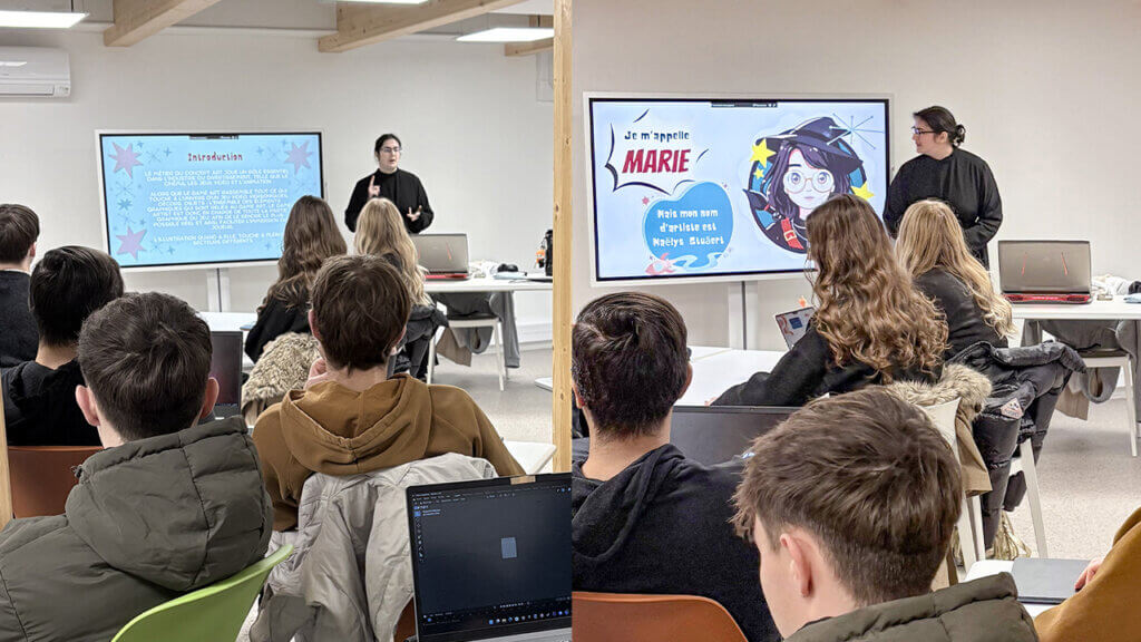 Masterclass à La Manu Chartres avec la Game Artist Marie Koïta