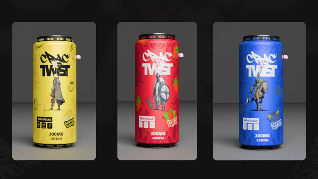 Packaging des saveurs d'une boisson énergisante par les étudiants de La Manu