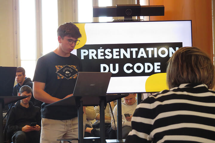 Revue de projet pour le Hackathon créatif au Havre