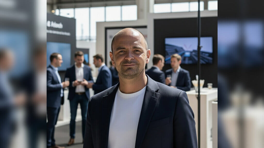 Photo de Marc STELIGA qui a réussi une reconversion professionnelle dans le numérique